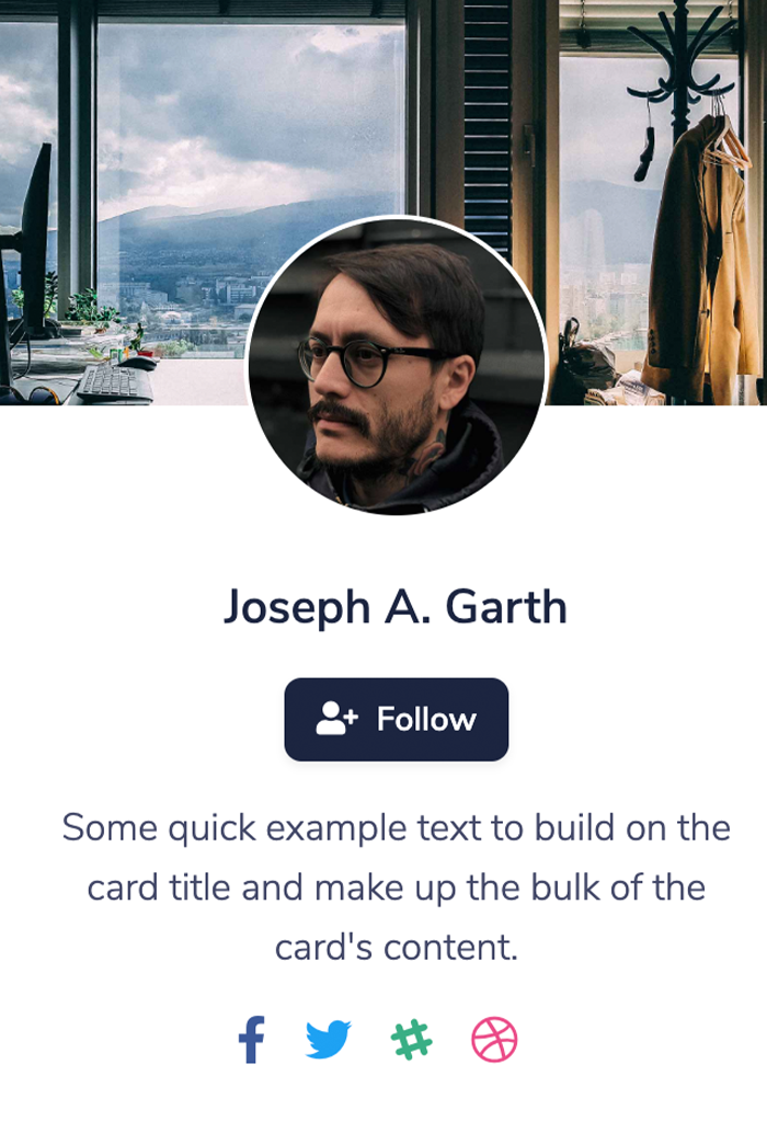 Profile card component